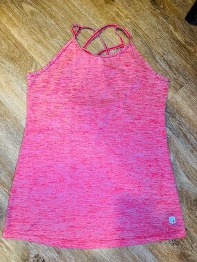 Born Primitive Heathered Red Crisscross Tank Top